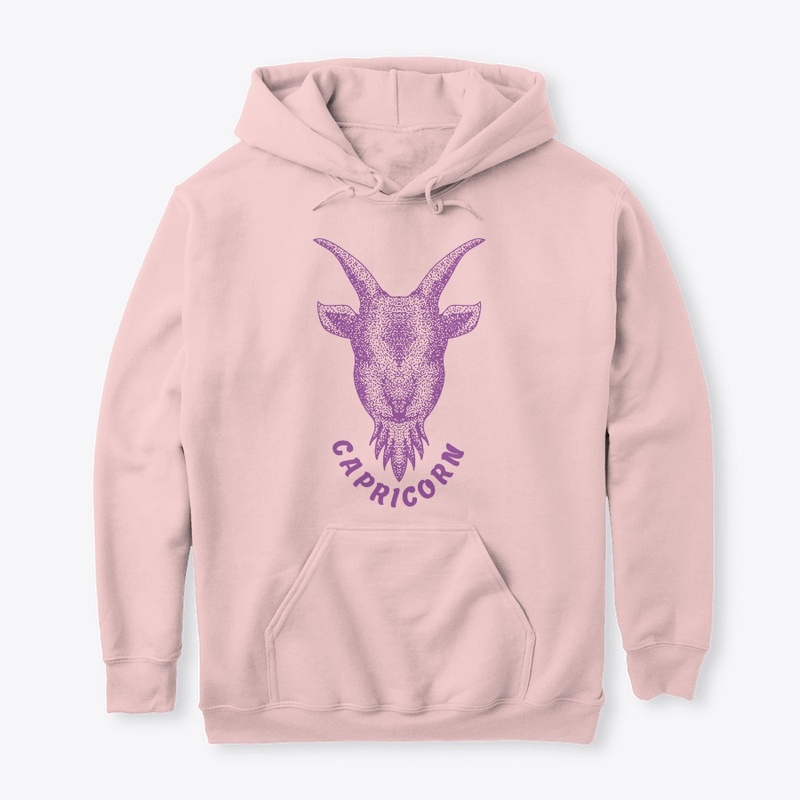 CAPRICORN Purple Classic Pullover Hoodie
