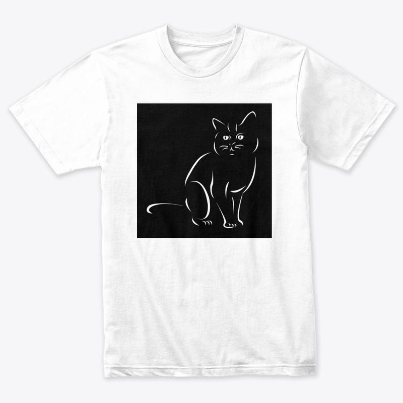 black cat looking at you