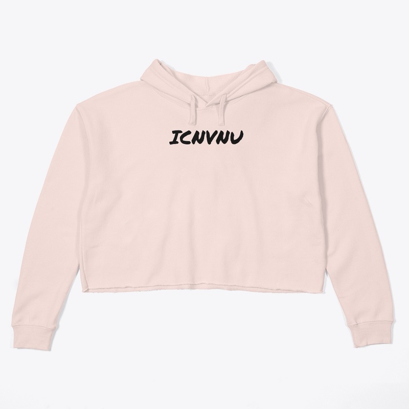 icnvnu Vol.001 Woman Crop Hoodie