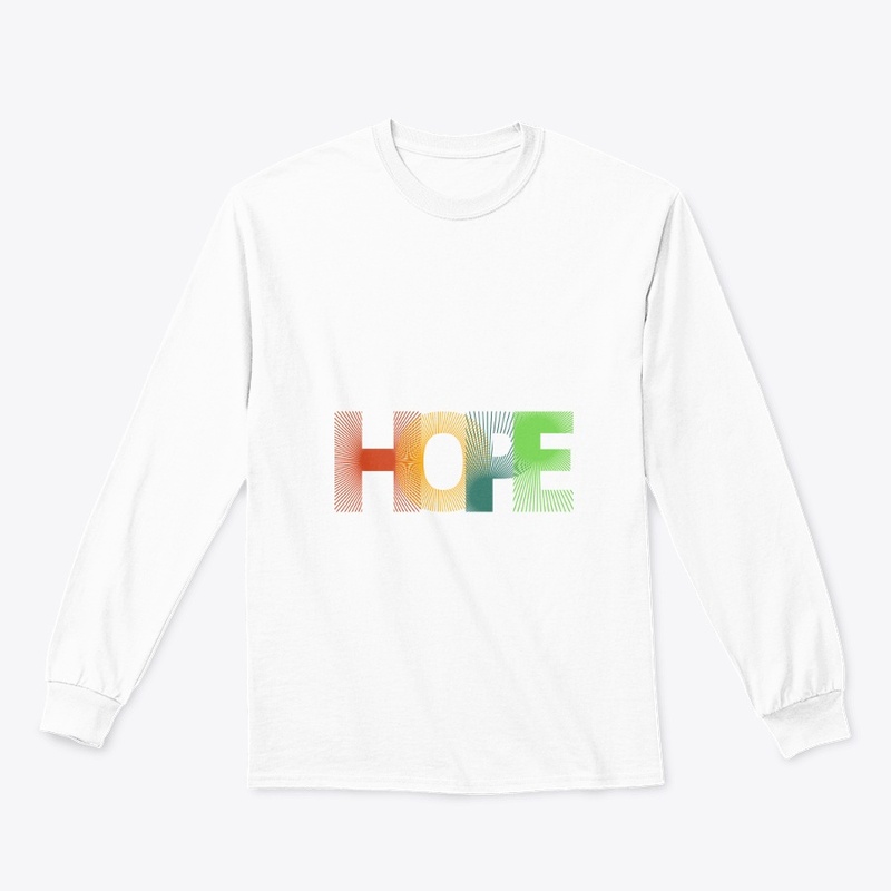 HOPE RGB Graphic White Tee