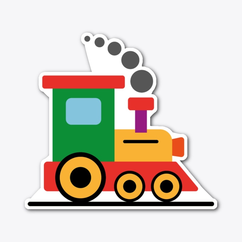 colored train