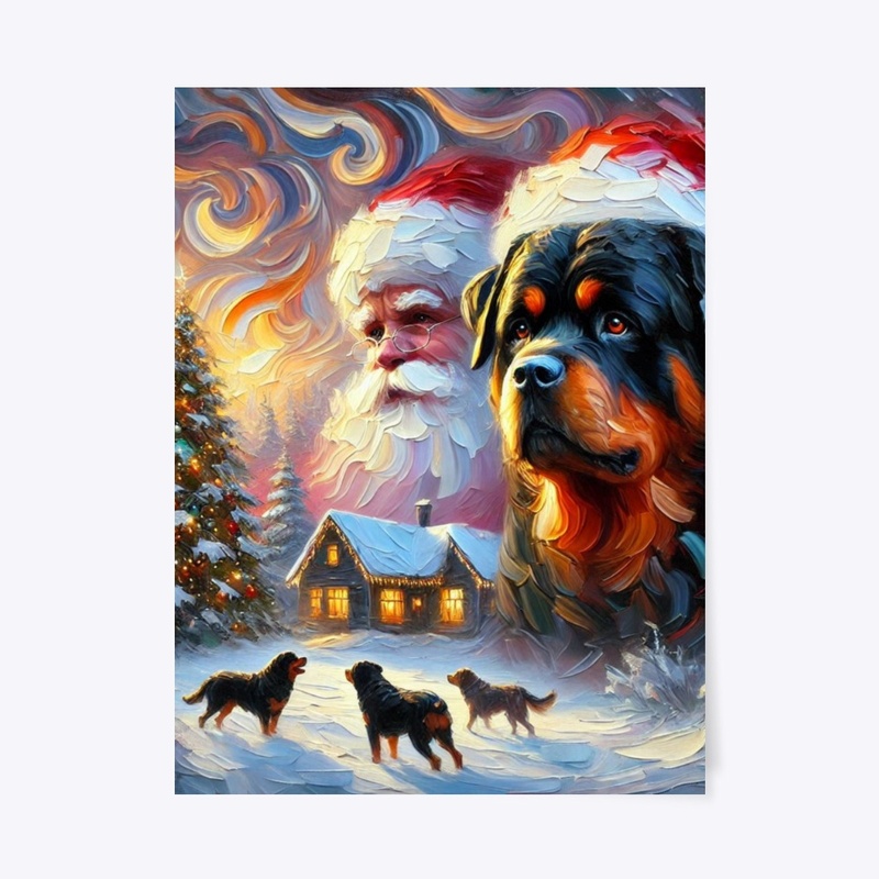 Rottweilers & Santa