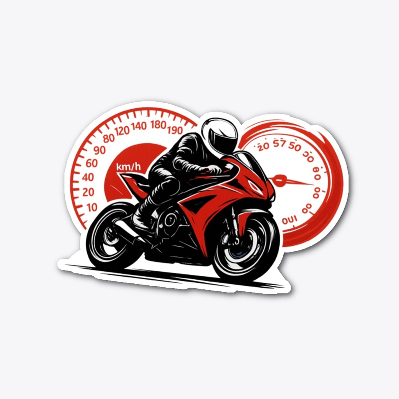 speed Motorcycle Rider TShirt Design