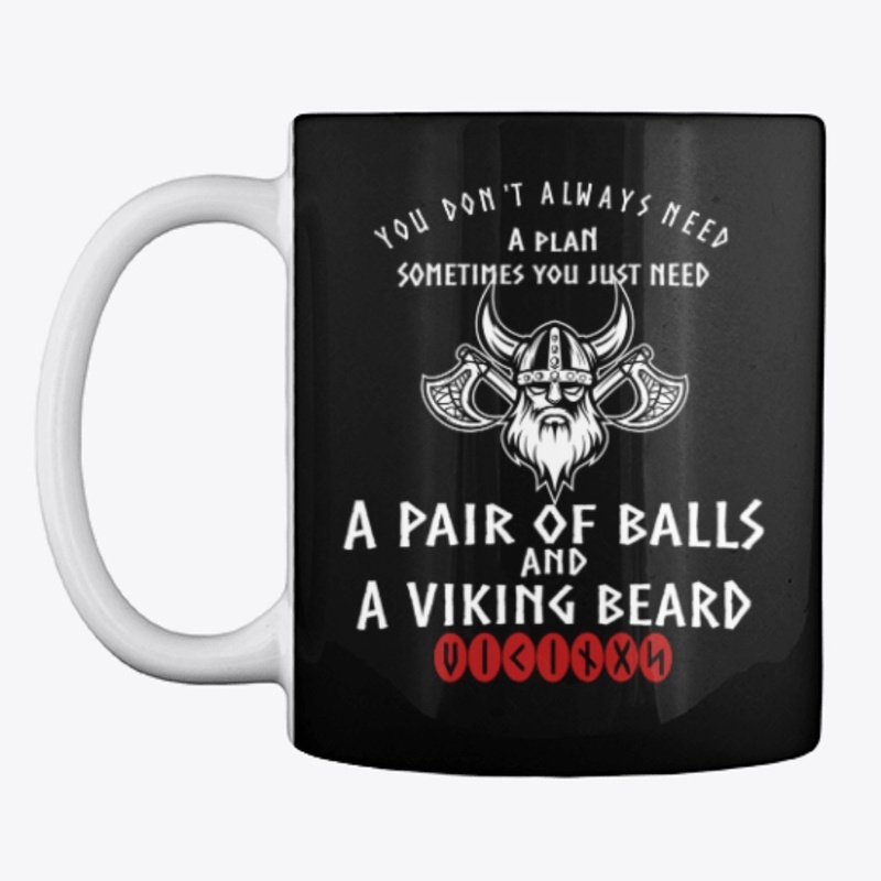 Funny Viking Quote Beard Warrior Gift