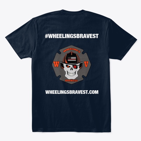 Wheelingsbravest Merchandise New Navy T-Shirt Back