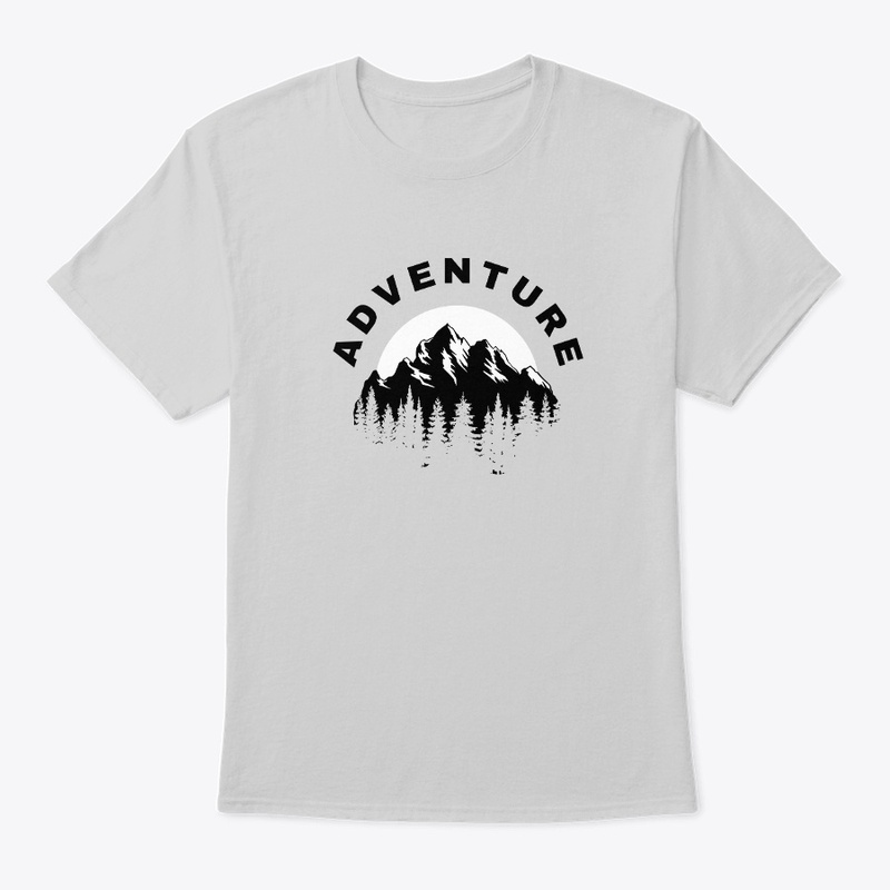 Explore in Style: 'Adventure' White Tee