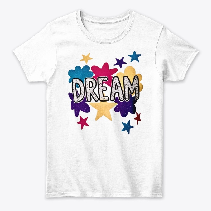 Dream Big Glitter Graphic Tee