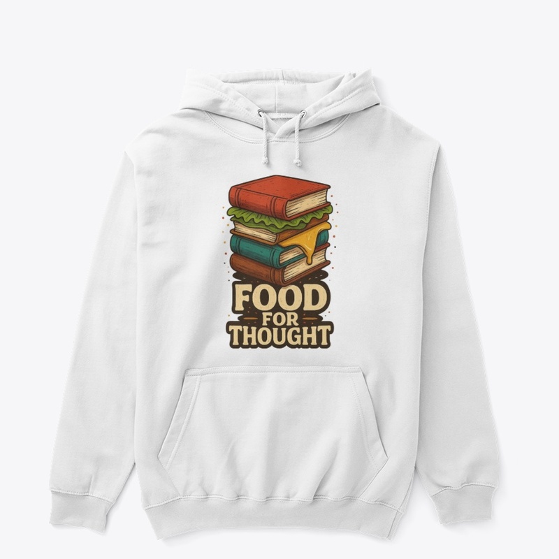 Book Burger Print - Food for Thought 