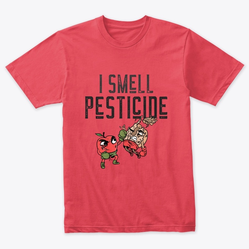 I Smell Pesticide Fighting Boxing Fruits