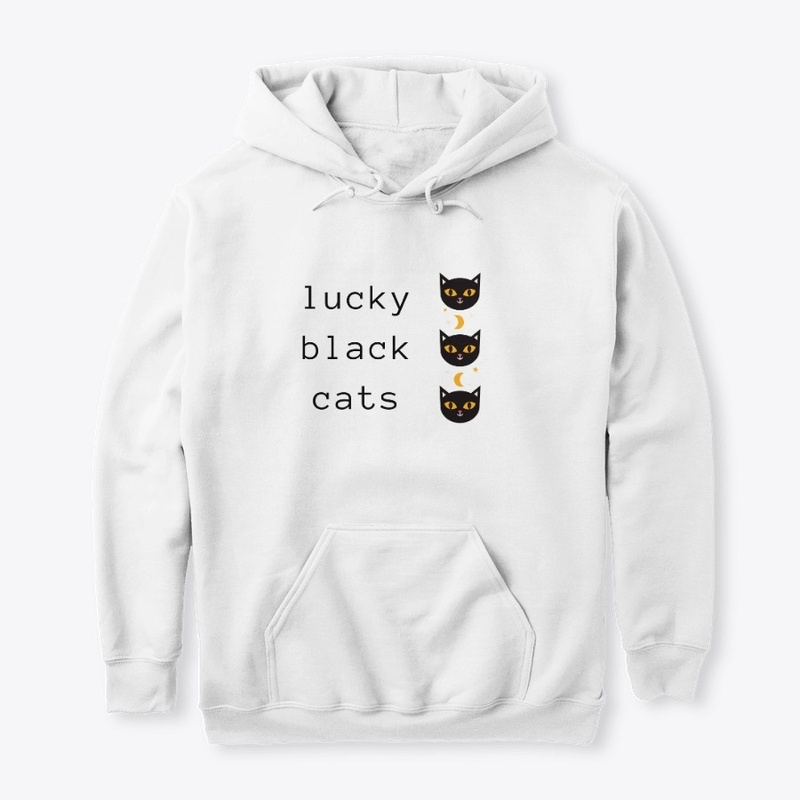 Three Lucky Black Cats