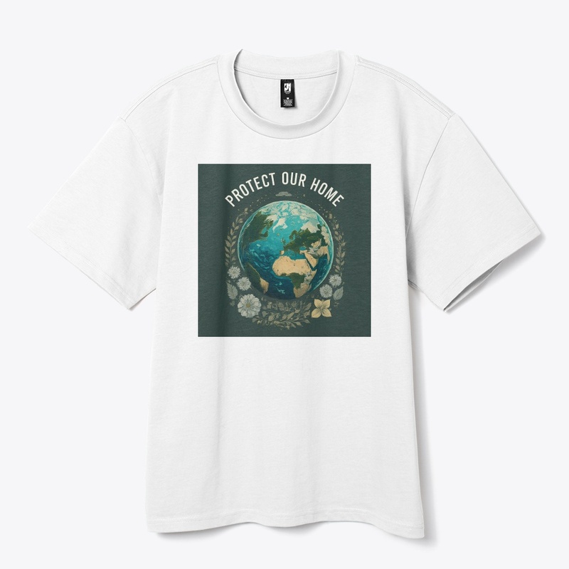 Environmental Message with Planet Earth