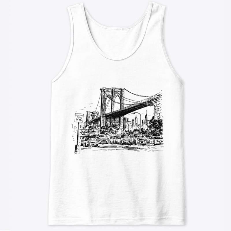 New York Under the Bridge Tank Top