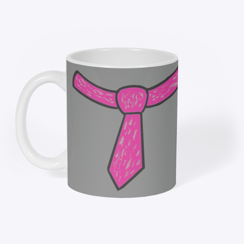 Pink Tie Mug