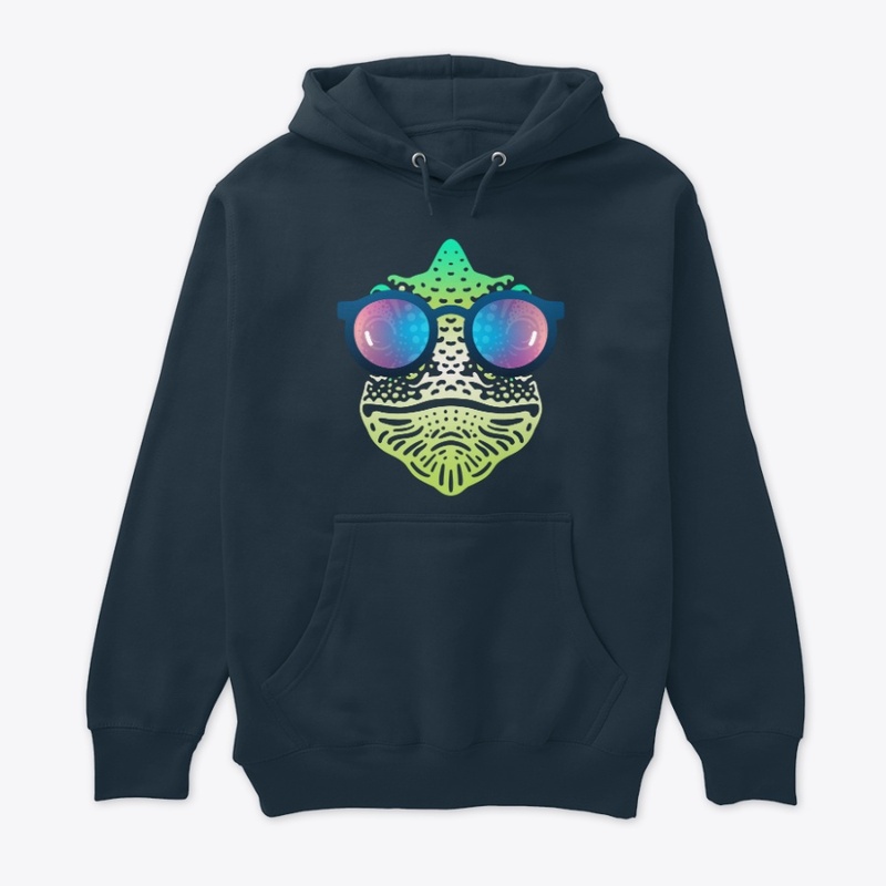 Cute Chameleon in Sunglasses (clr+sg06)