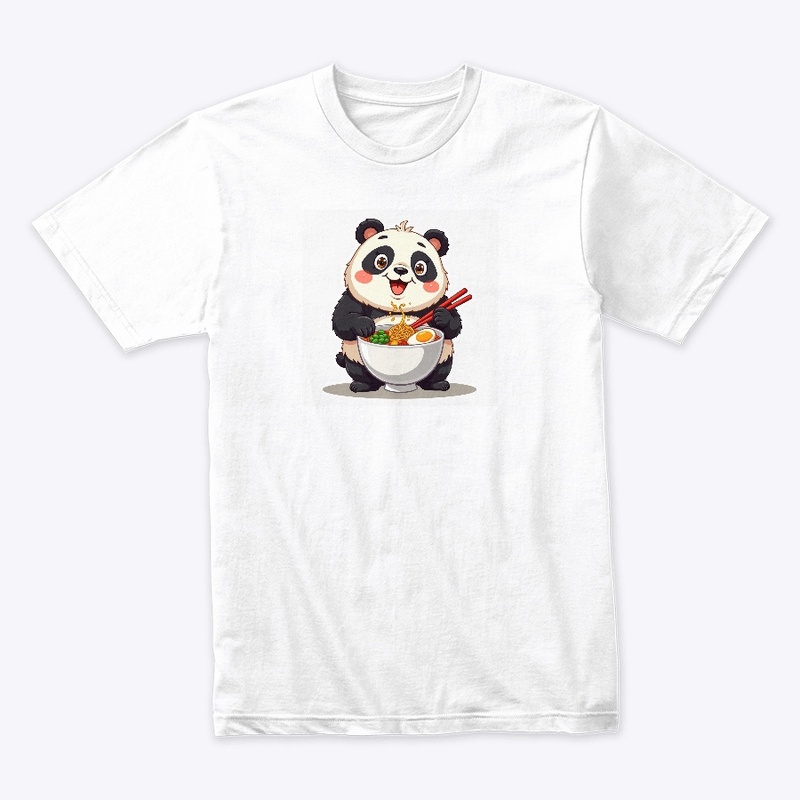 Ramen Panda Feast Cute Cartoon