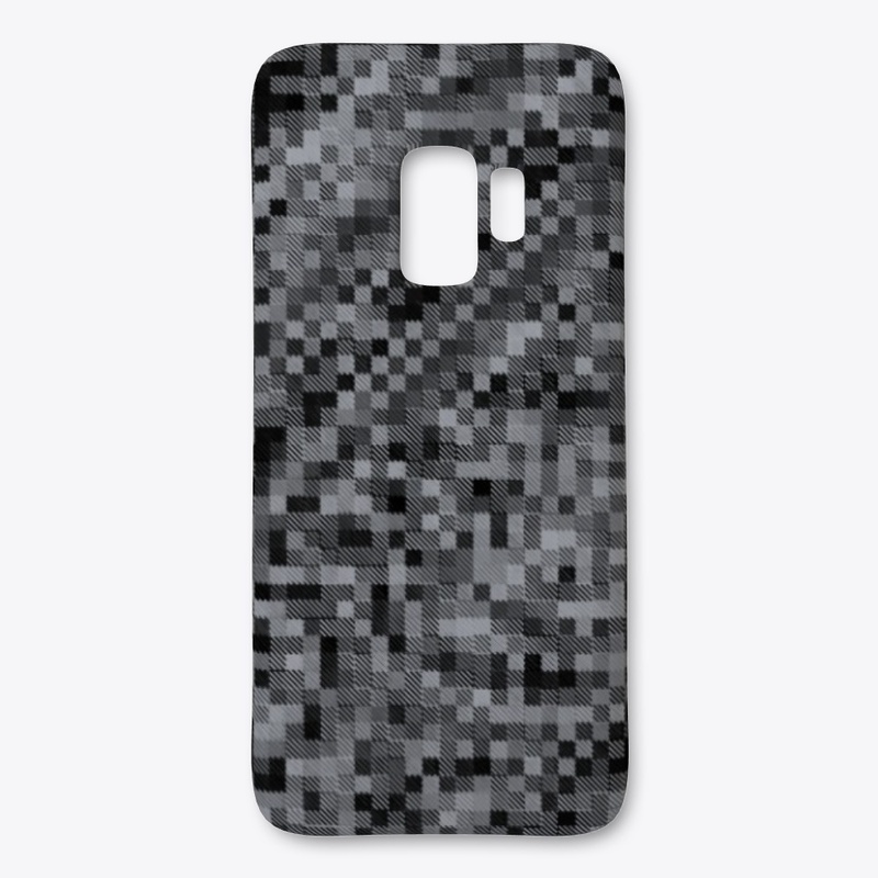 Diagonal Black and White Criss Cross 