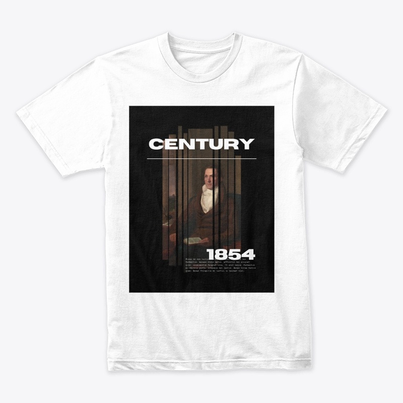 The new t-shirt design 'CENTURY 1854'