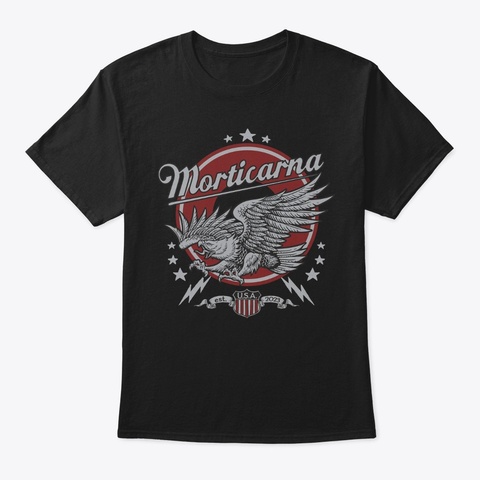 Classic Eagle Black T-Shirt Front
