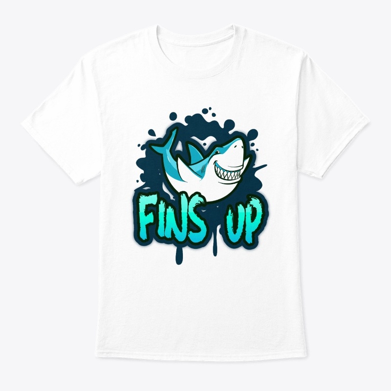 fins up
