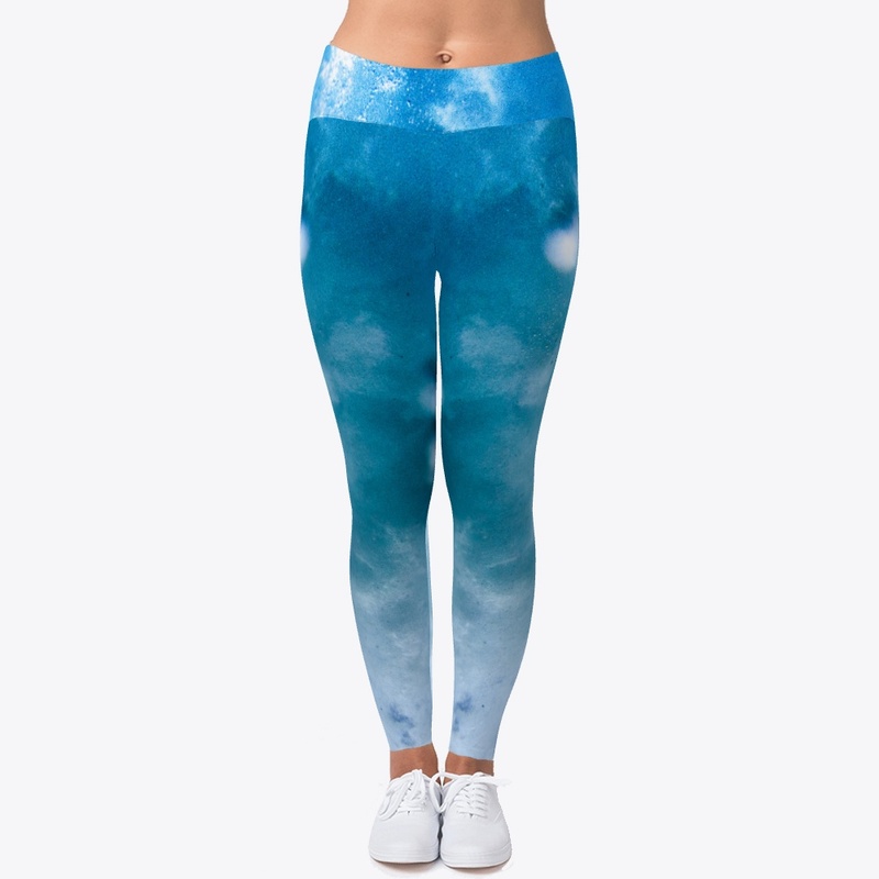 Blue and White Bubbles