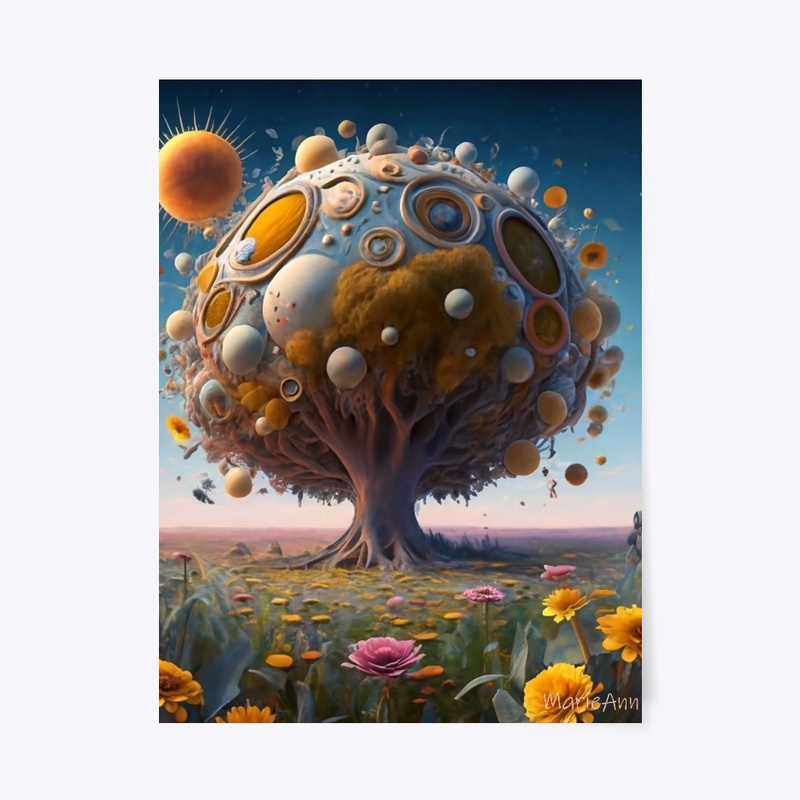World on the Tree, art by MarieAnn