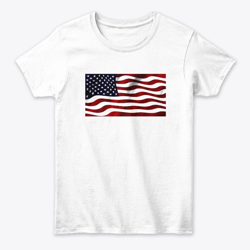 Best 4th of July Gift  American flag Tee