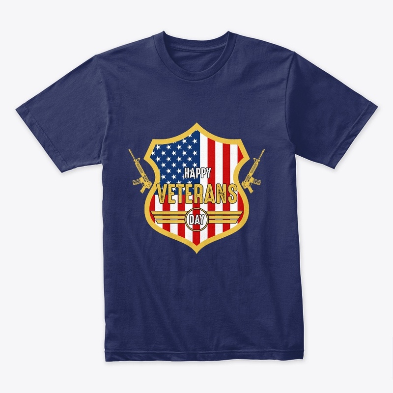 Happy Veterans Day T Shirt Design