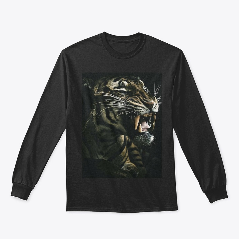 tiger smile
