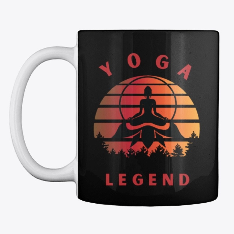 Yoga Legend Retro Vintage Design