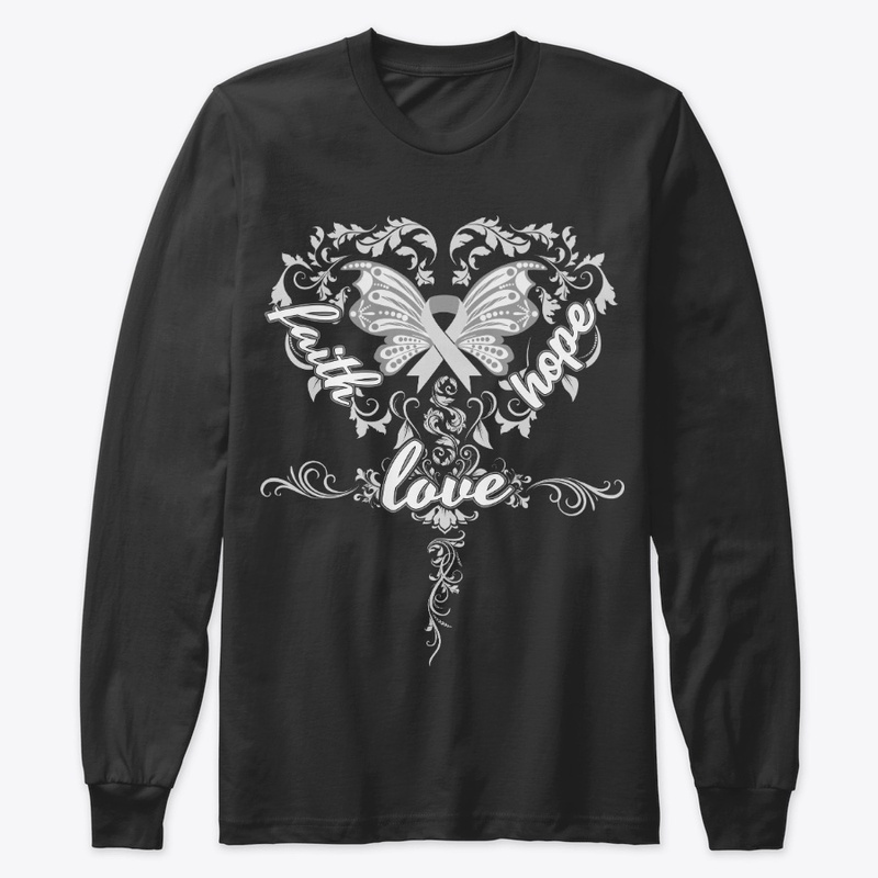 Brain Cancer Awareness Gift Faith Hope