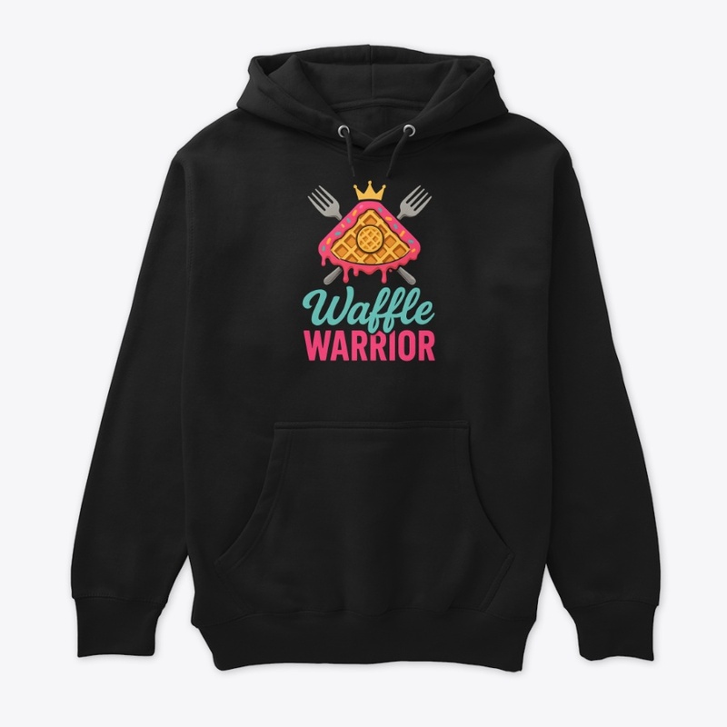 Waffle Warrior Breakfast Fun Shirt