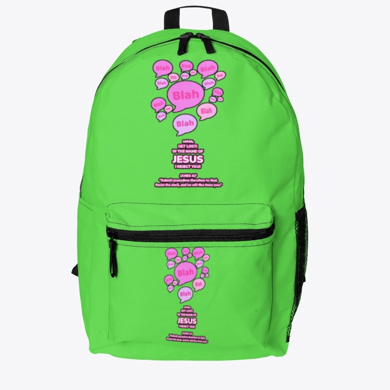 In JESUS Name, satan I reject you (pink)