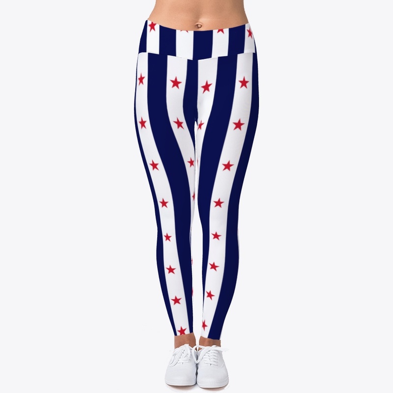 Funny Patriotic Red Stars & Stripes