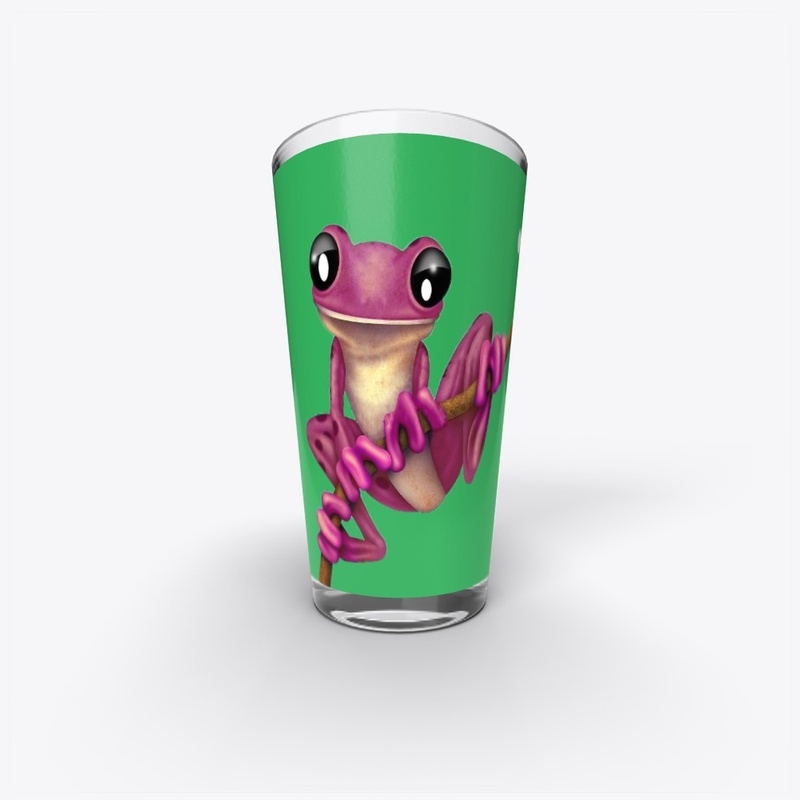frog prints on accessories & t-shirts 