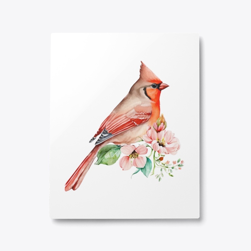 Cardinal Bird in Spring 