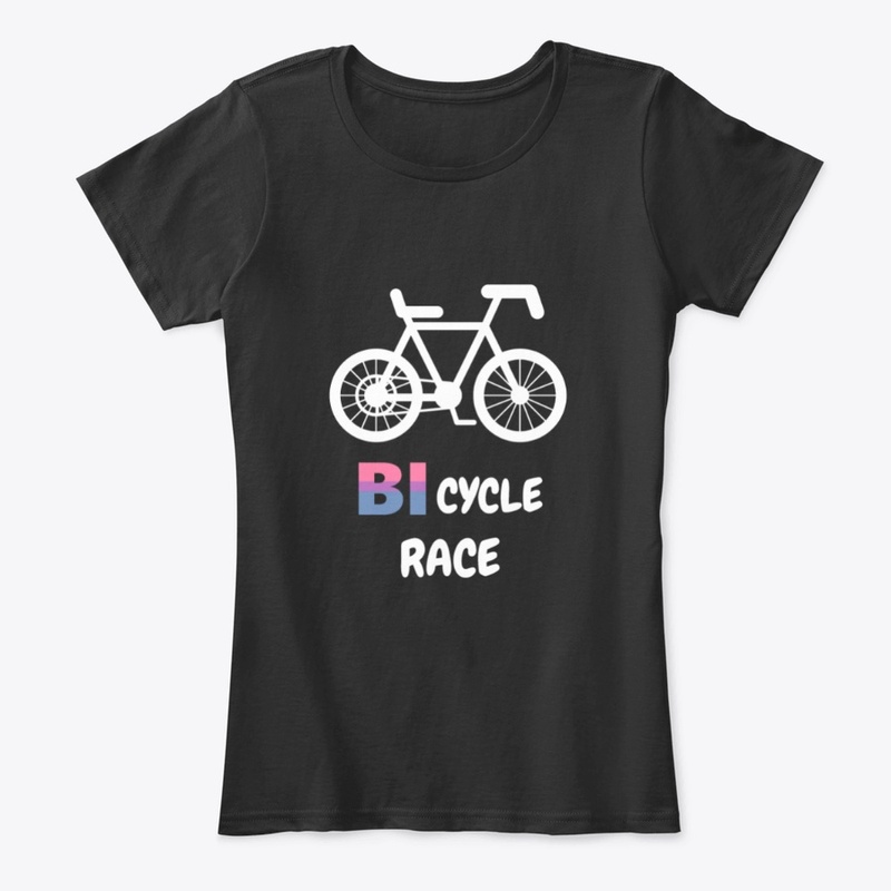 BIcycle Race (White on Dark Version)
