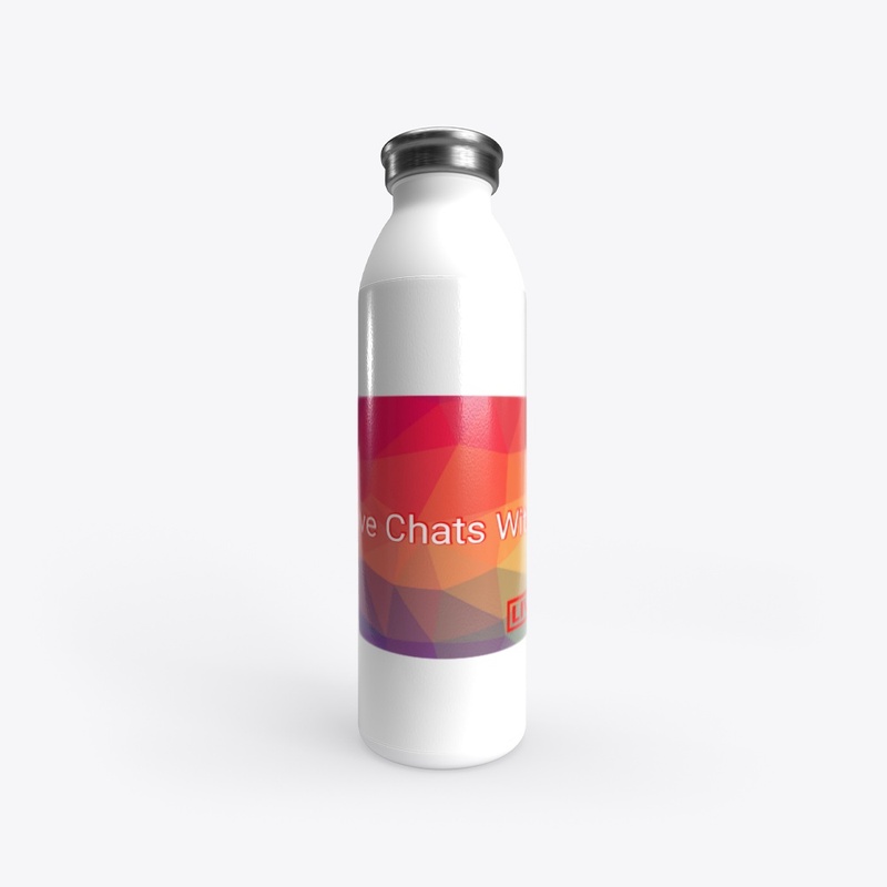 Live Chats With Packerdude Water Bottle