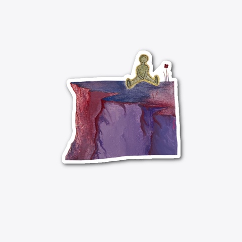 Literally Pondering Sticker Standard áo T-Shirt Front