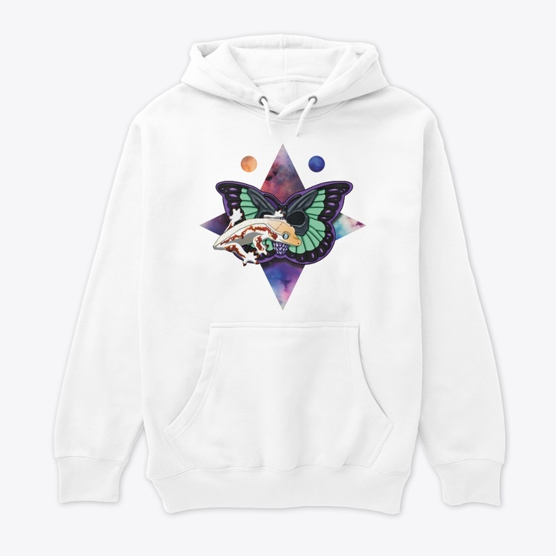 Gecko Galaxy Death Moth Merch