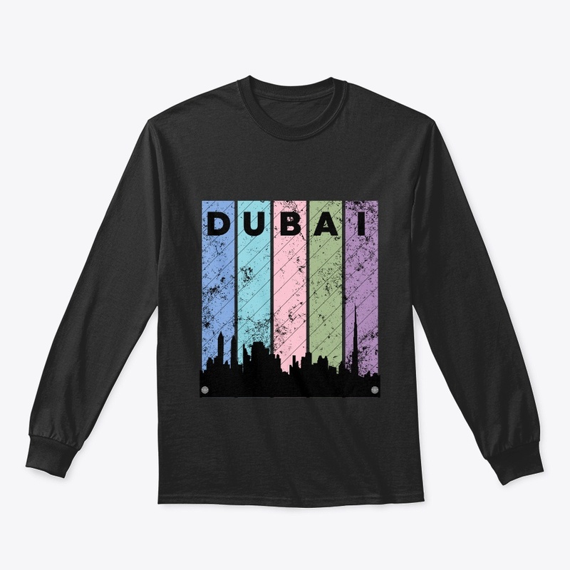 Dubai City Splendo -Multicolor T-Shirt