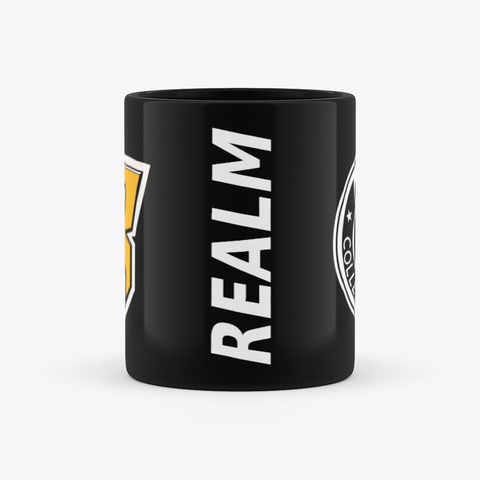 Realm Coffee Mug Black Camiseta Right