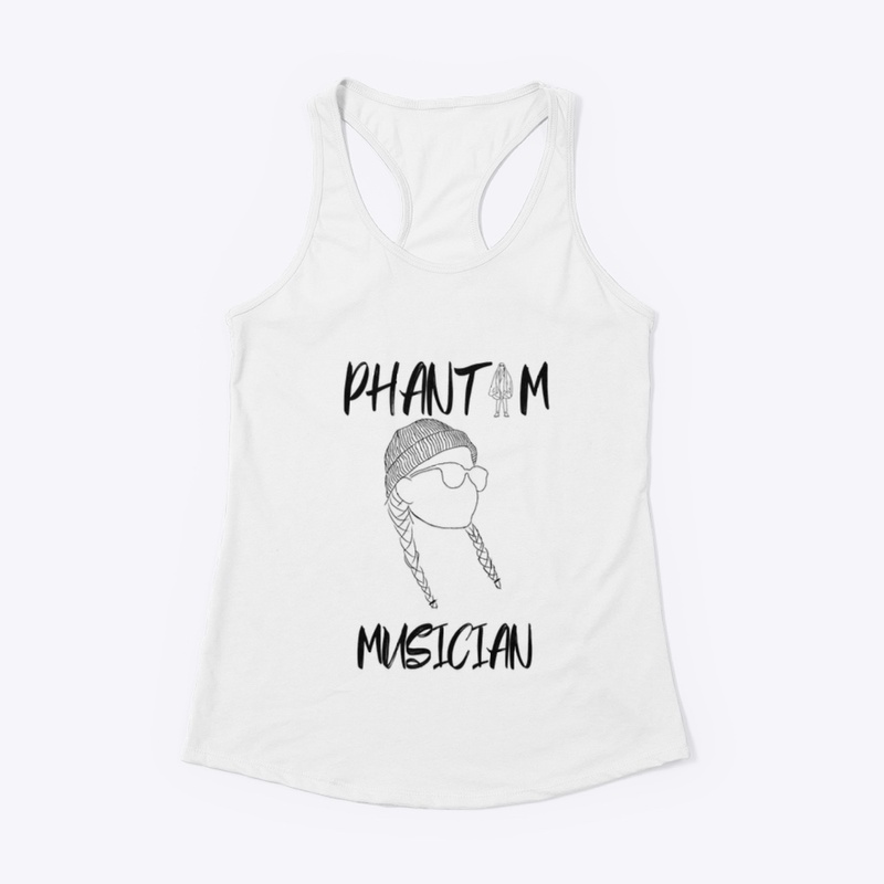 Phantom Merch Black on White