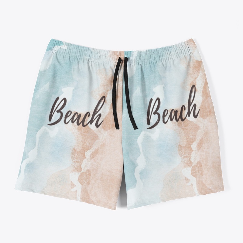 All-Over Print Men's Swim Trunks
