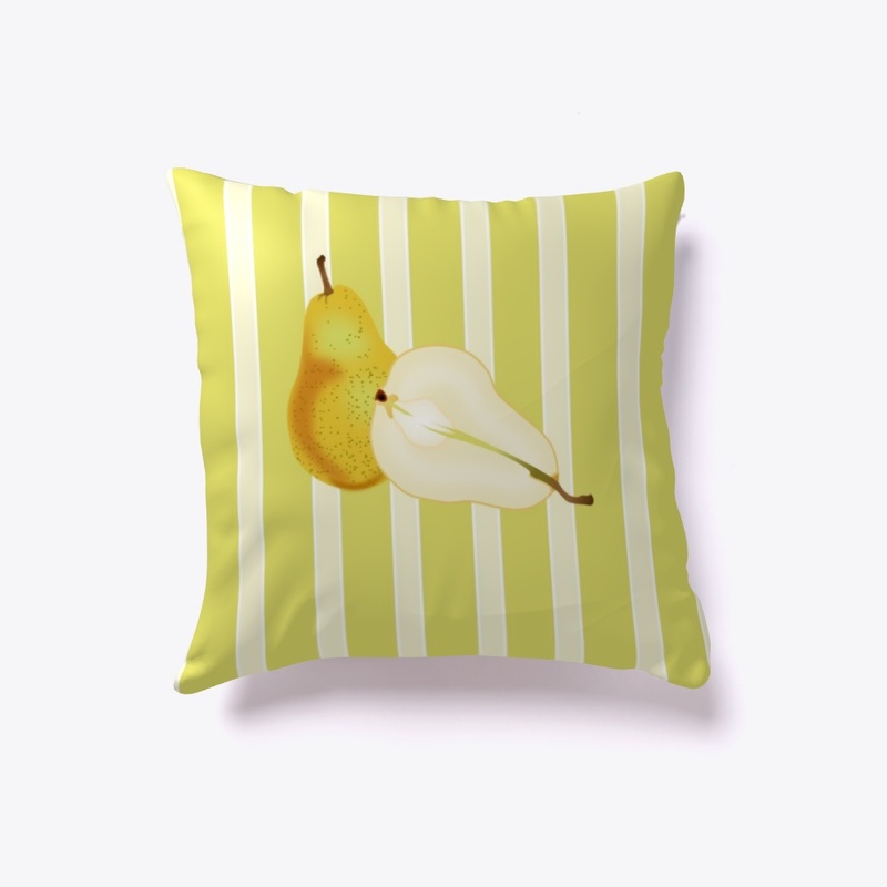 Pear  on Fruit Striped Colors