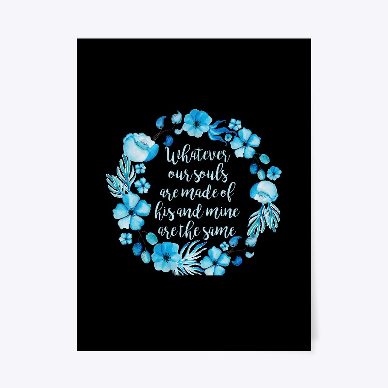 BLUE FLORAL HEATHCLIFF