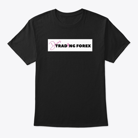 Divas Trading Forex Black T-Shirt Front