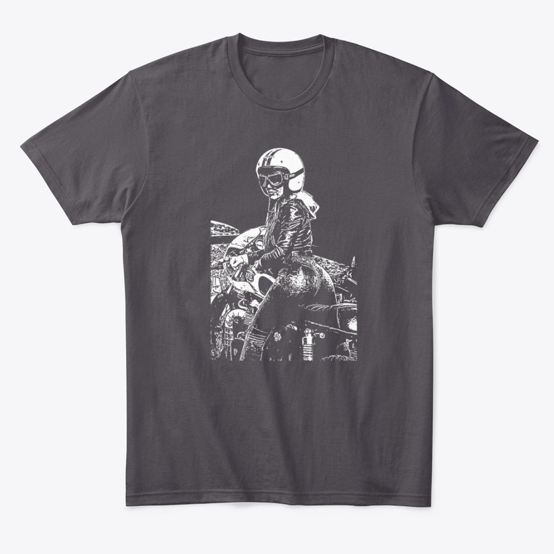 Sexy Female Rider Graphic Design