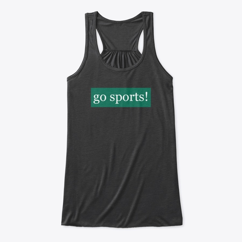 Go Sports Written in White on Green