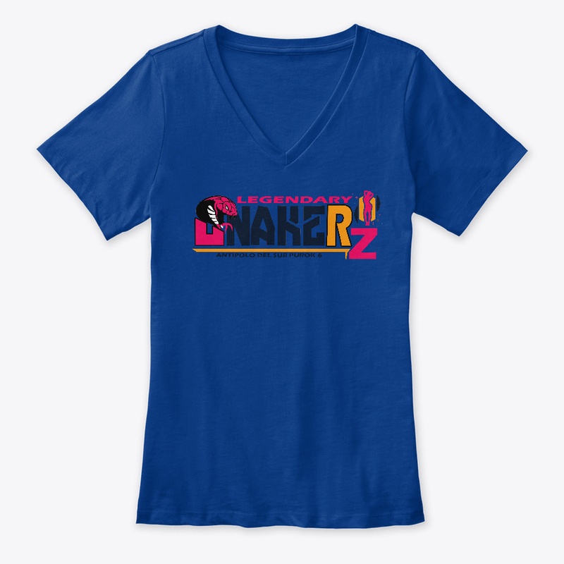 Snakerz- Women's Premium V-Neck Tee