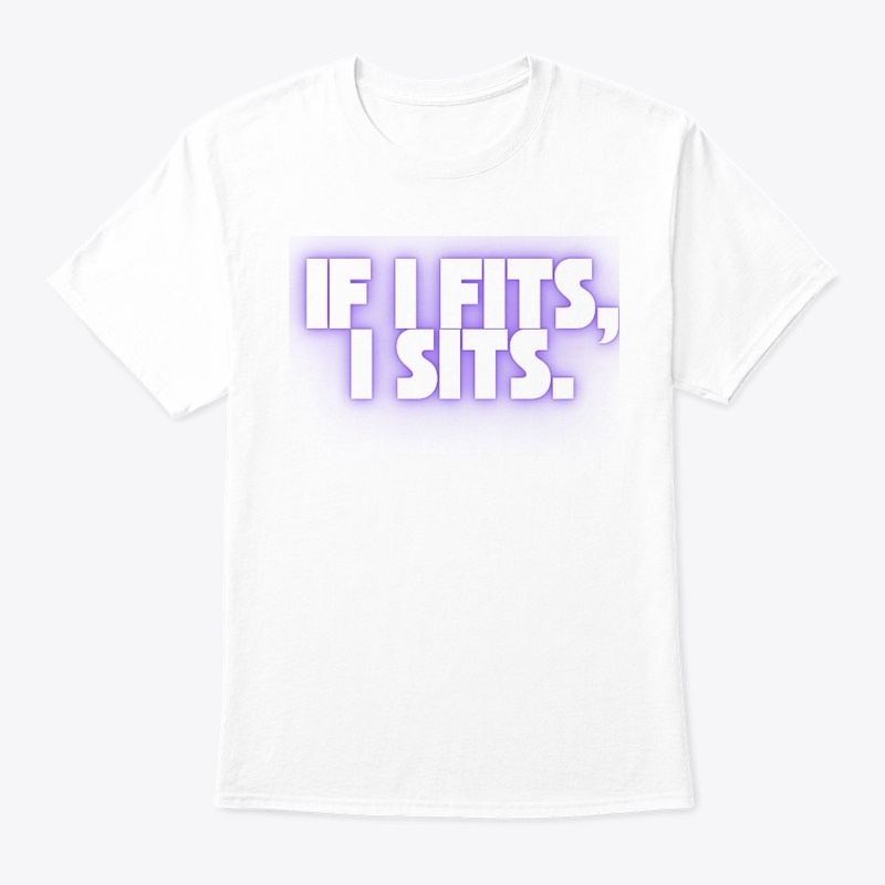 If I Fits, I Sits Funny Cat T-Shirt